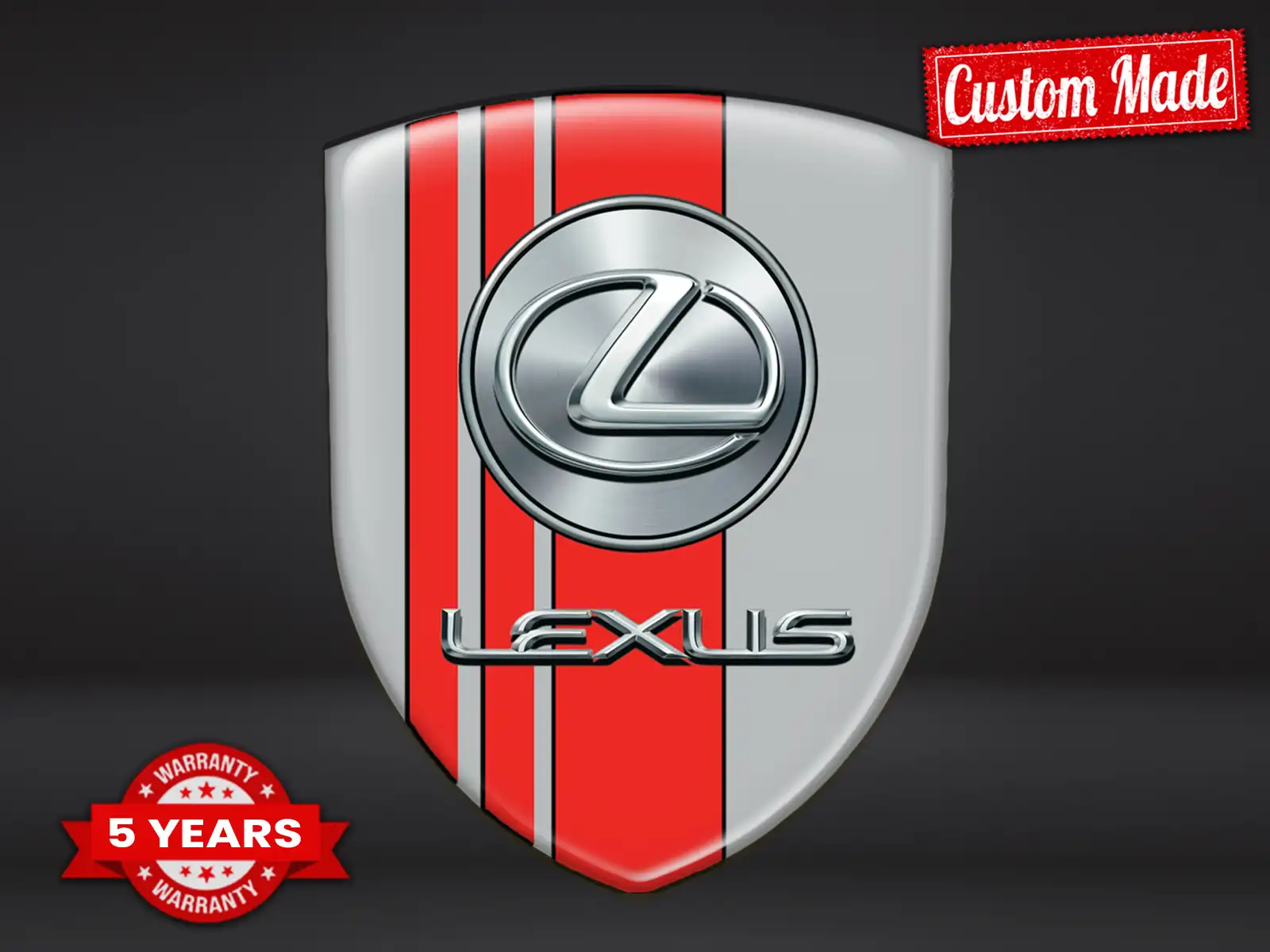 Lexus Firmenlogosticker Limitiert Robust Hochwertig